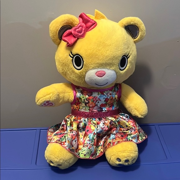 Build a Bear Kabu Bearnice Kawaii Plush Stuffed Animal Teddy Bear Yellow - Picture 1 of 6